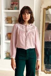 Blouse ample bordeaux - Bene