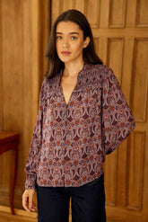 Blouse fluide à imprimés - Bloema