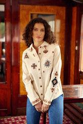 Veste chemise écrue - Clems