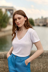 T-shirt blanc - Elvie