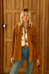 Veste cuir camel - Floris