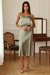 Jupe vert amande - Jilly