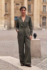 Combi-pantalon kaki - Lola