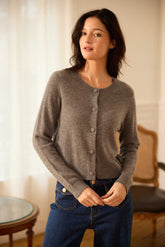 Gilet cachemire gris chiné - Misha