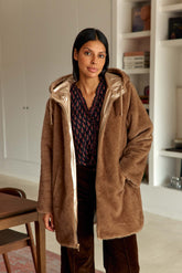 Imperméable réversible taupe - Nainy