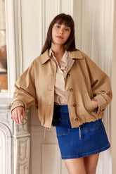 Veste réversible camel - Nerea