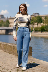 Jean taille haute stone - Phoebe