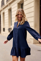 Robe courte marine - Robbie