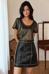 T-shirt mordoré - Tia