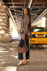 Sac en cuir python - Adam