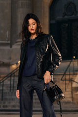 Sac cuir noir - Aimmy