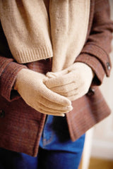 Gants cachemire camel - Alivia
