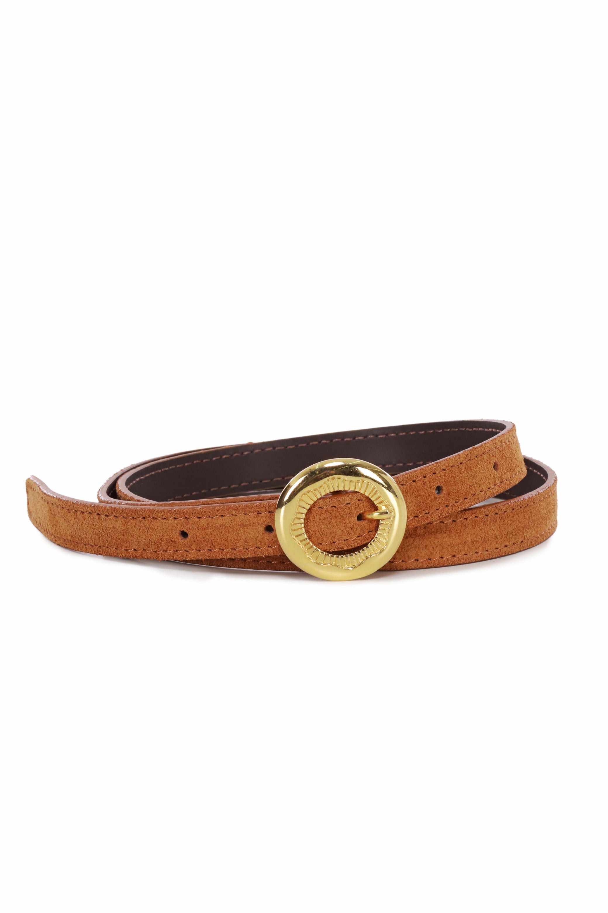 Ceinture cuir camel - Arlowa