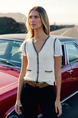 Ceinture cuir camel - Assia