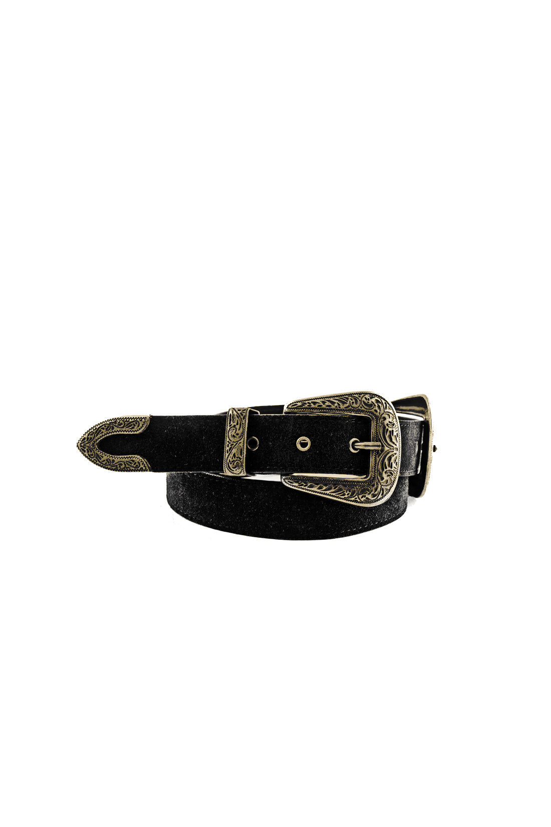 Ceinture cuir noir - Assia