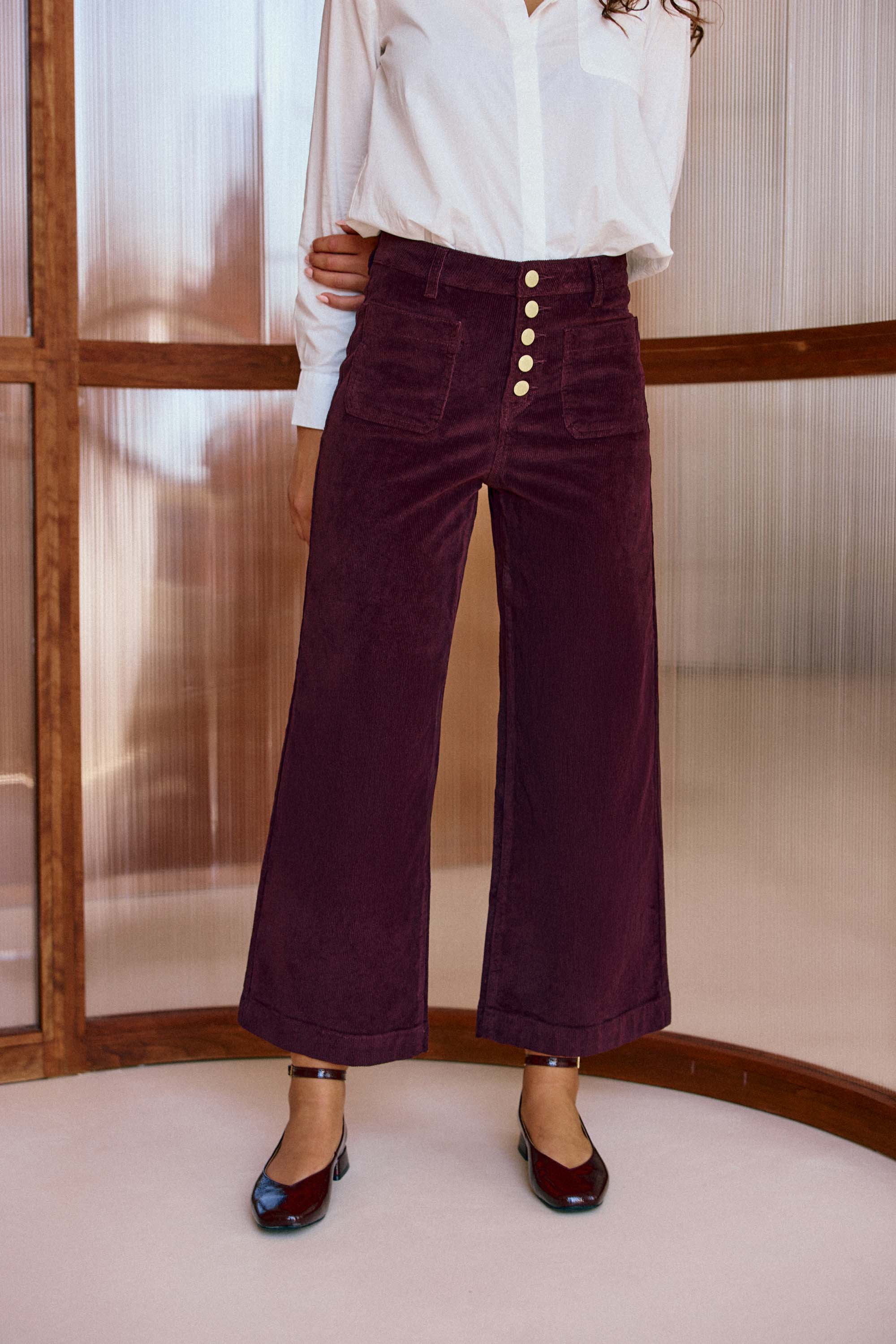 Pantalon lie de vin - Atlanta