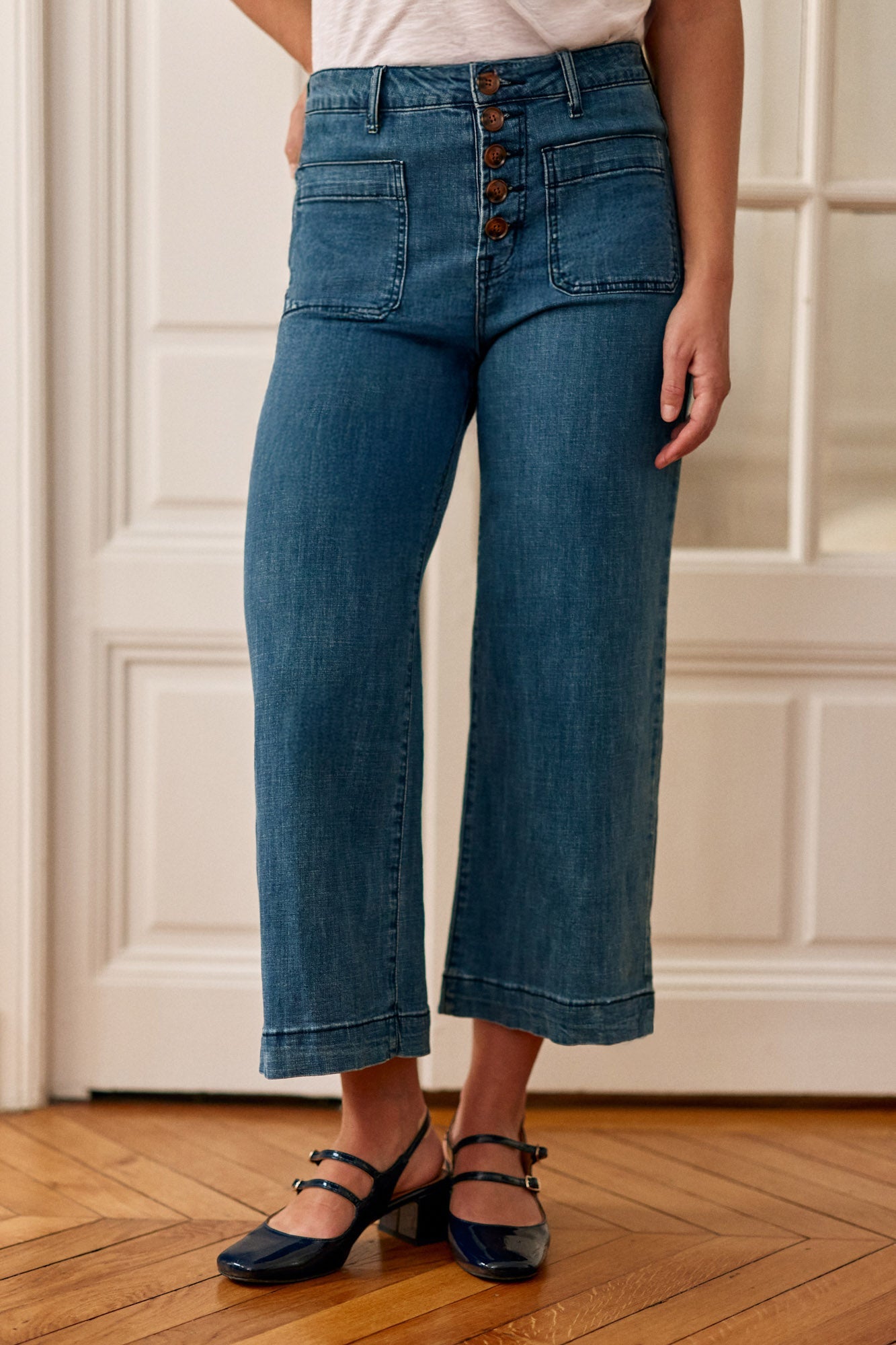 Jean taille haute stone - Atlanta