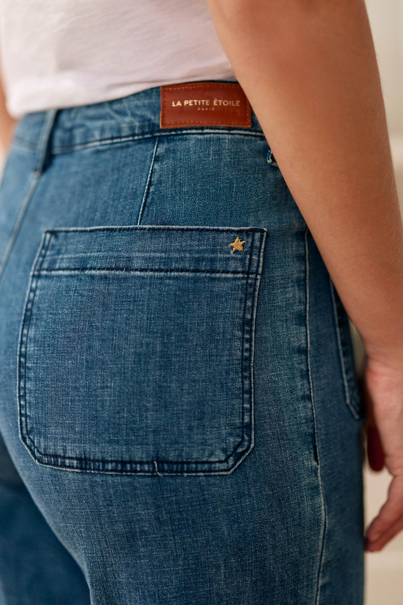 Jean taille haute stone - Atlanta