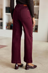 Jean bordeaux évasé - Atlantyt