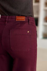 Jean bordeaux évasé - Atlantyt