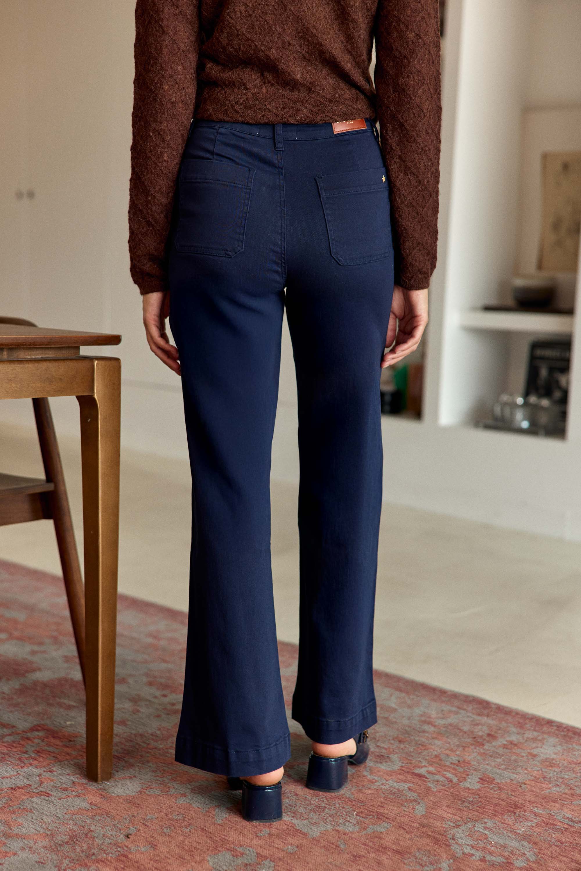 Jean marine évasé - Atlantyt