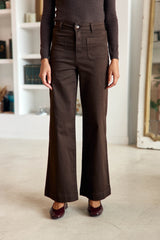 Jean marron évasé - Atlantyt