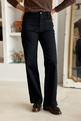 Jean noir évasé - Atlantyt