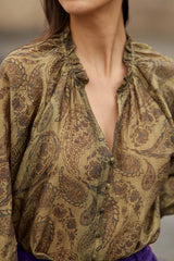 Blouse ample à imprimés - Beila