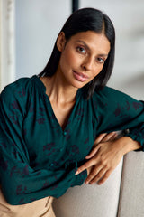 Blouse ample à fleurs - Beilo