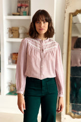 Blouse ample bordeaux - Bene