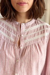 Blouse ample bordeaux - Bene