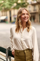 Blouse fluide écrue - Birdy