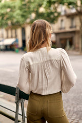 Blouse fluide écrue - Birdy