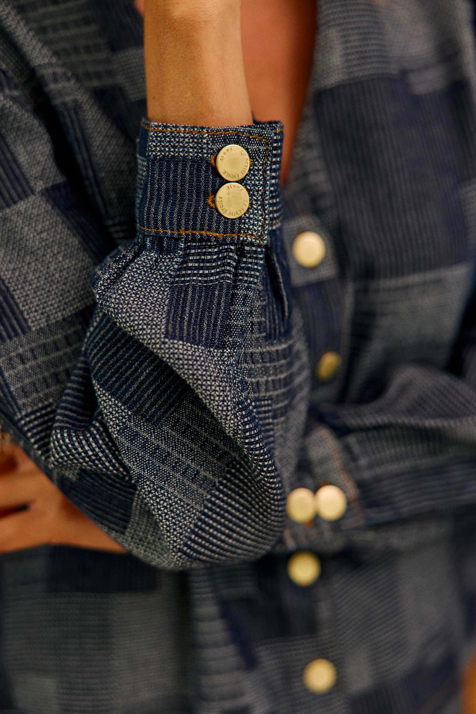 Blouse denim patchwork - Blent