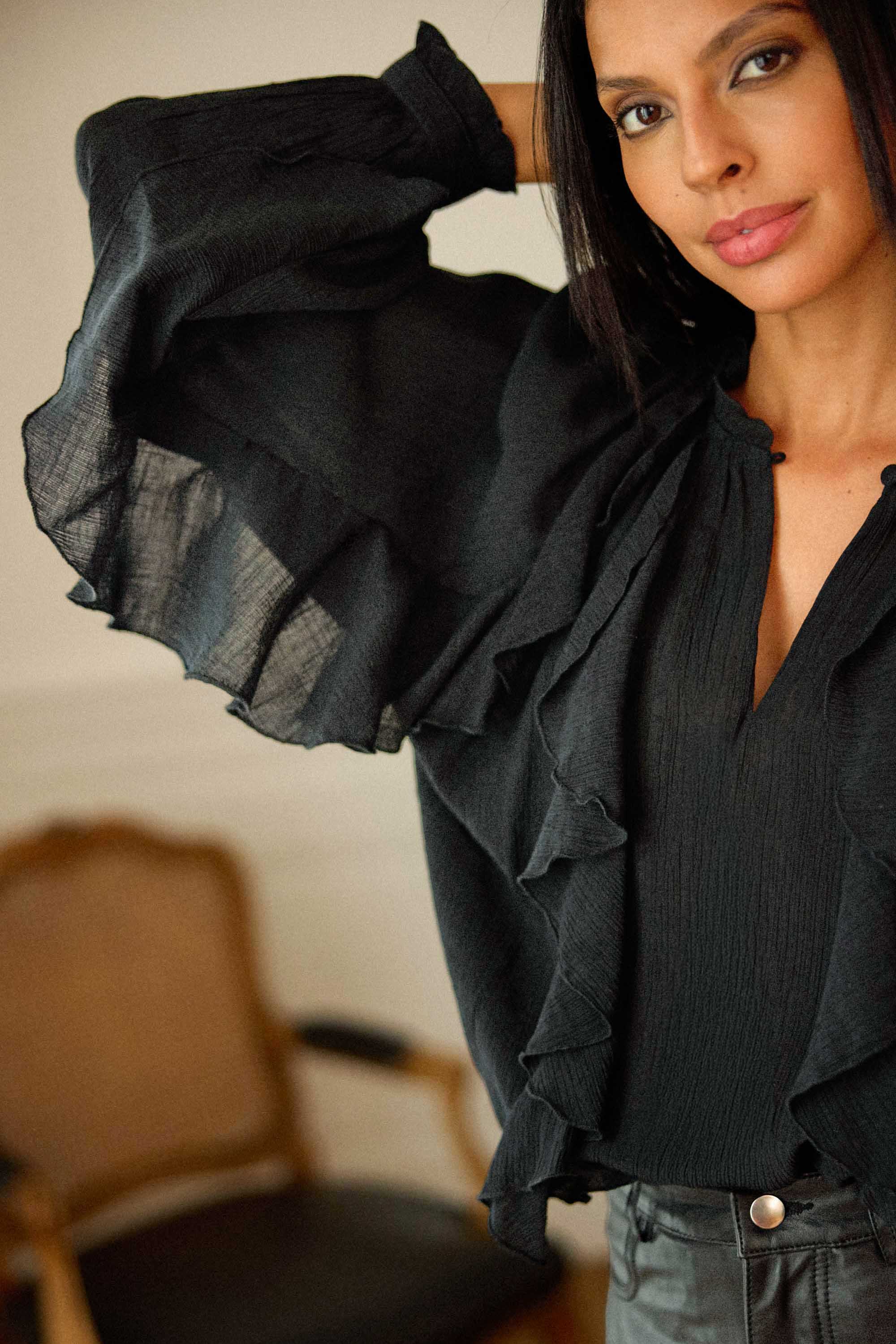 Blouse noire - Bliss