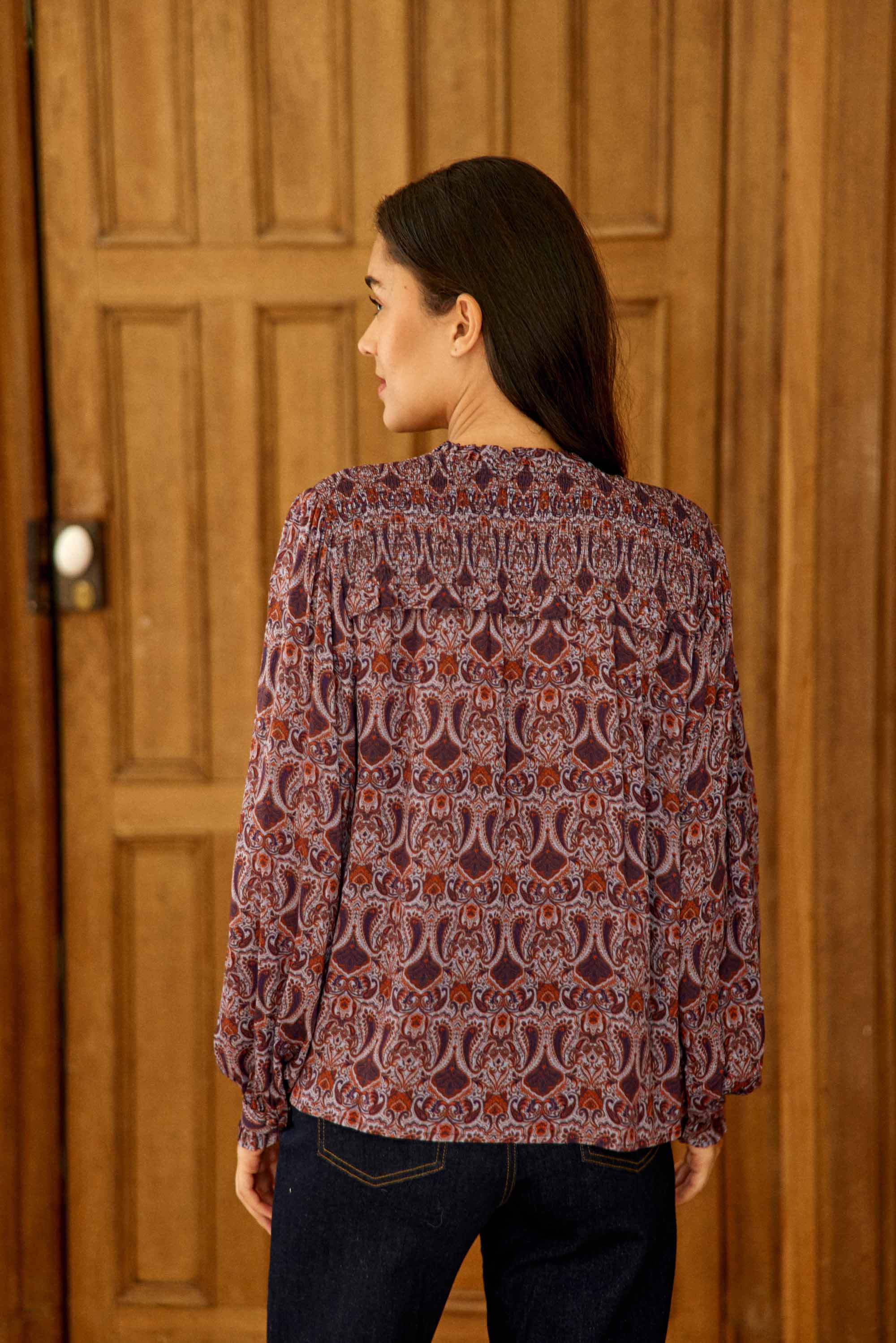 Blouse fluide à imprimés - Bloema