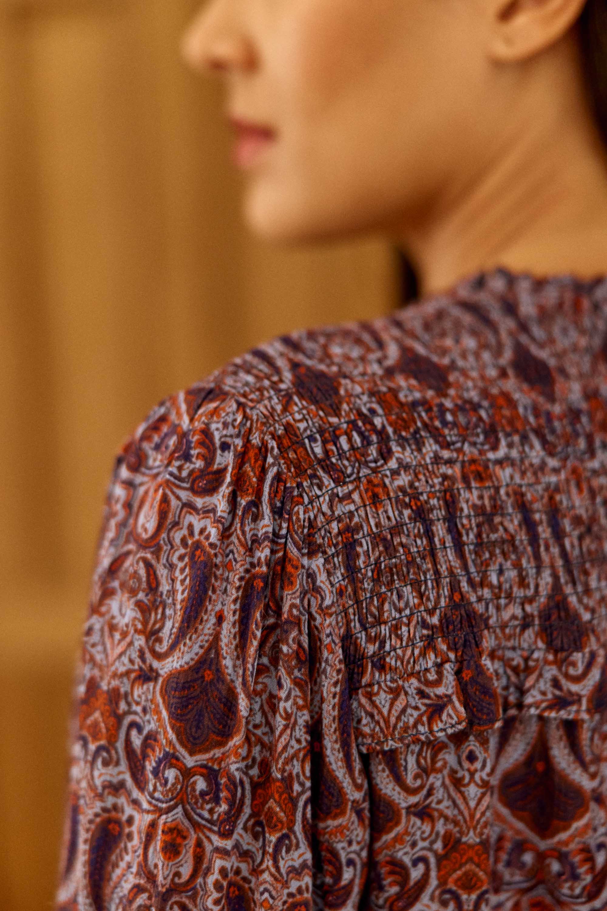 Blouse fluide à imprimés - Bloema