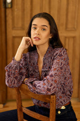 Blouse fluide à imprimés - Bloema