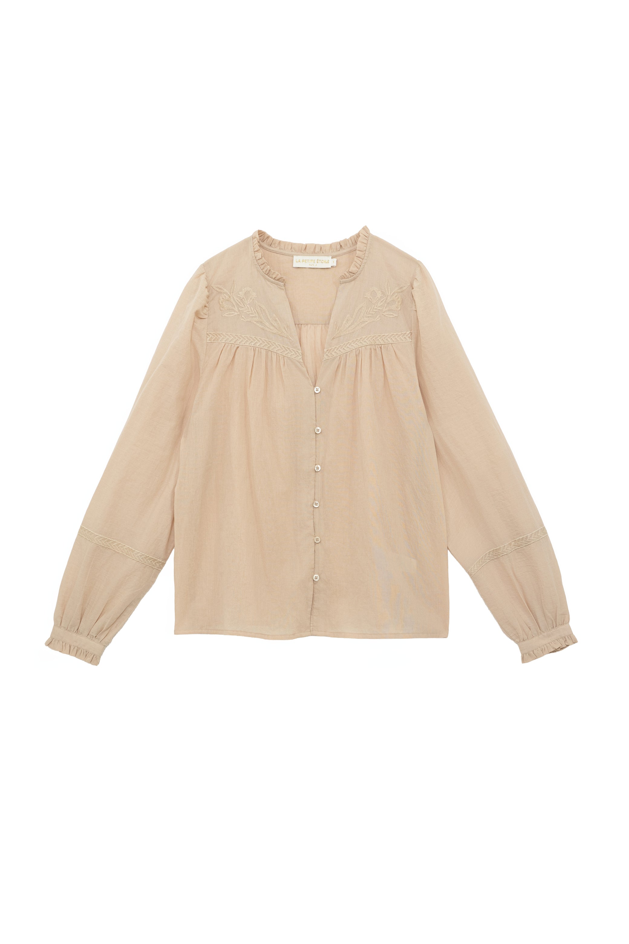 Blouse en coton beige - Bowie