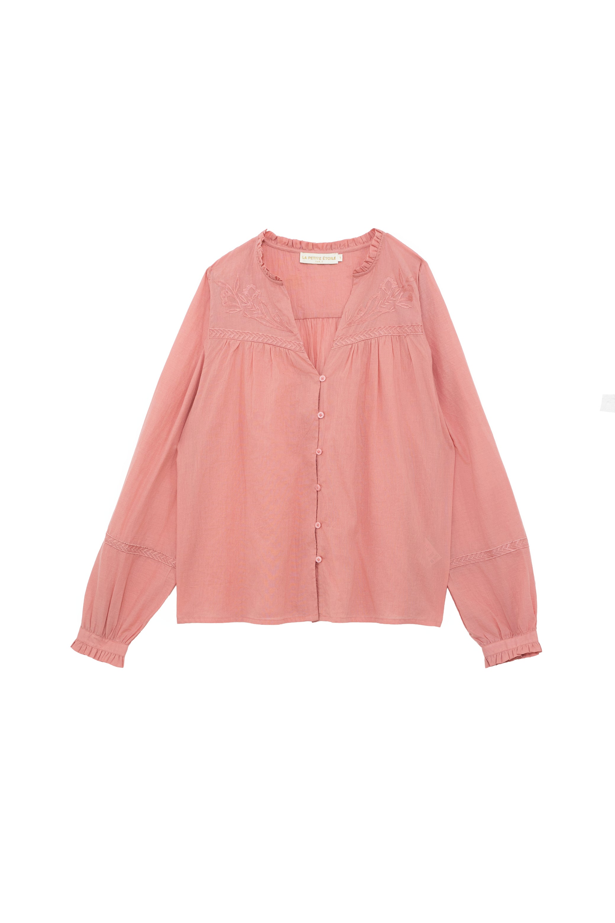 Blouse en coton rose - Bowie