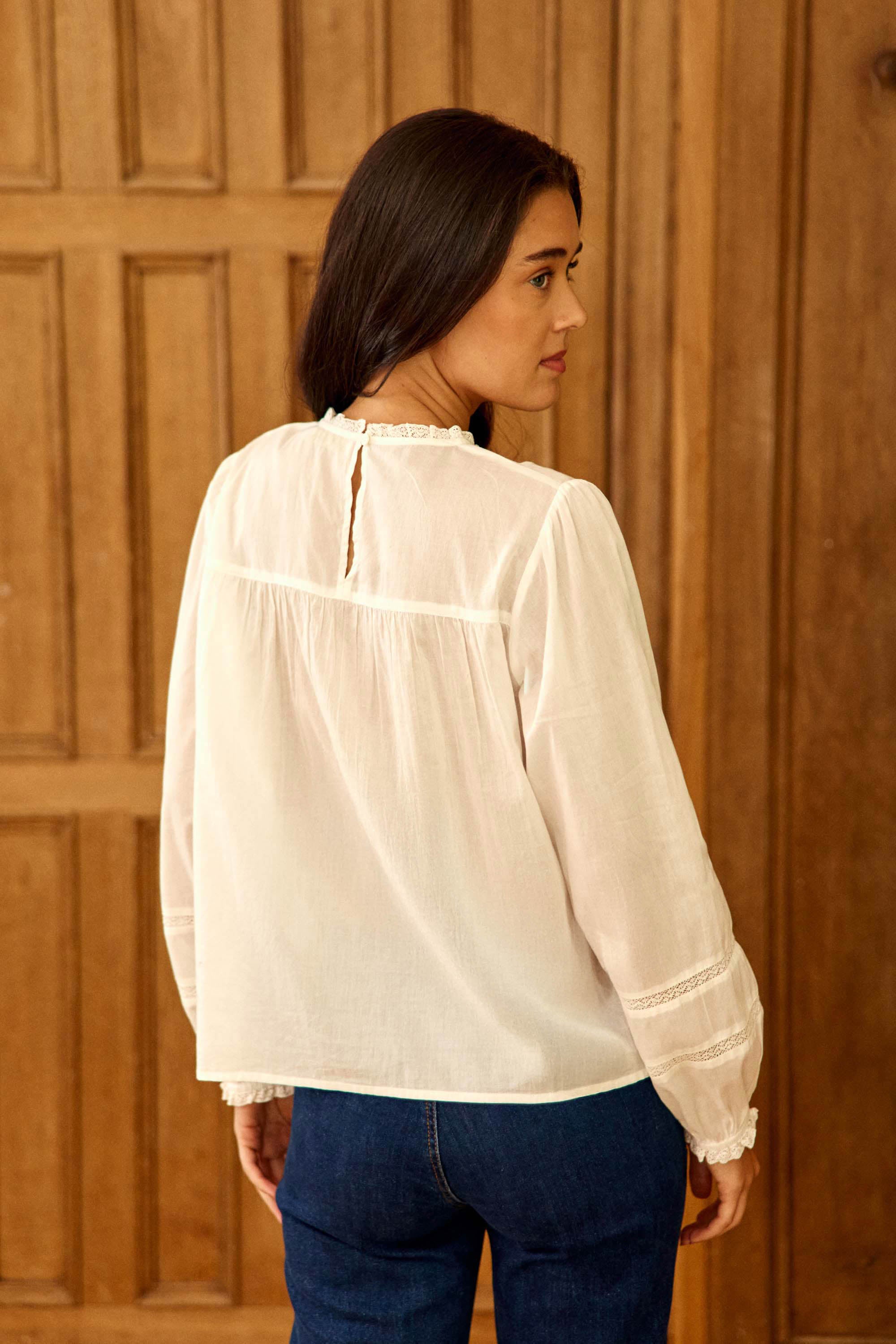 Blouse coton écrue - Bria