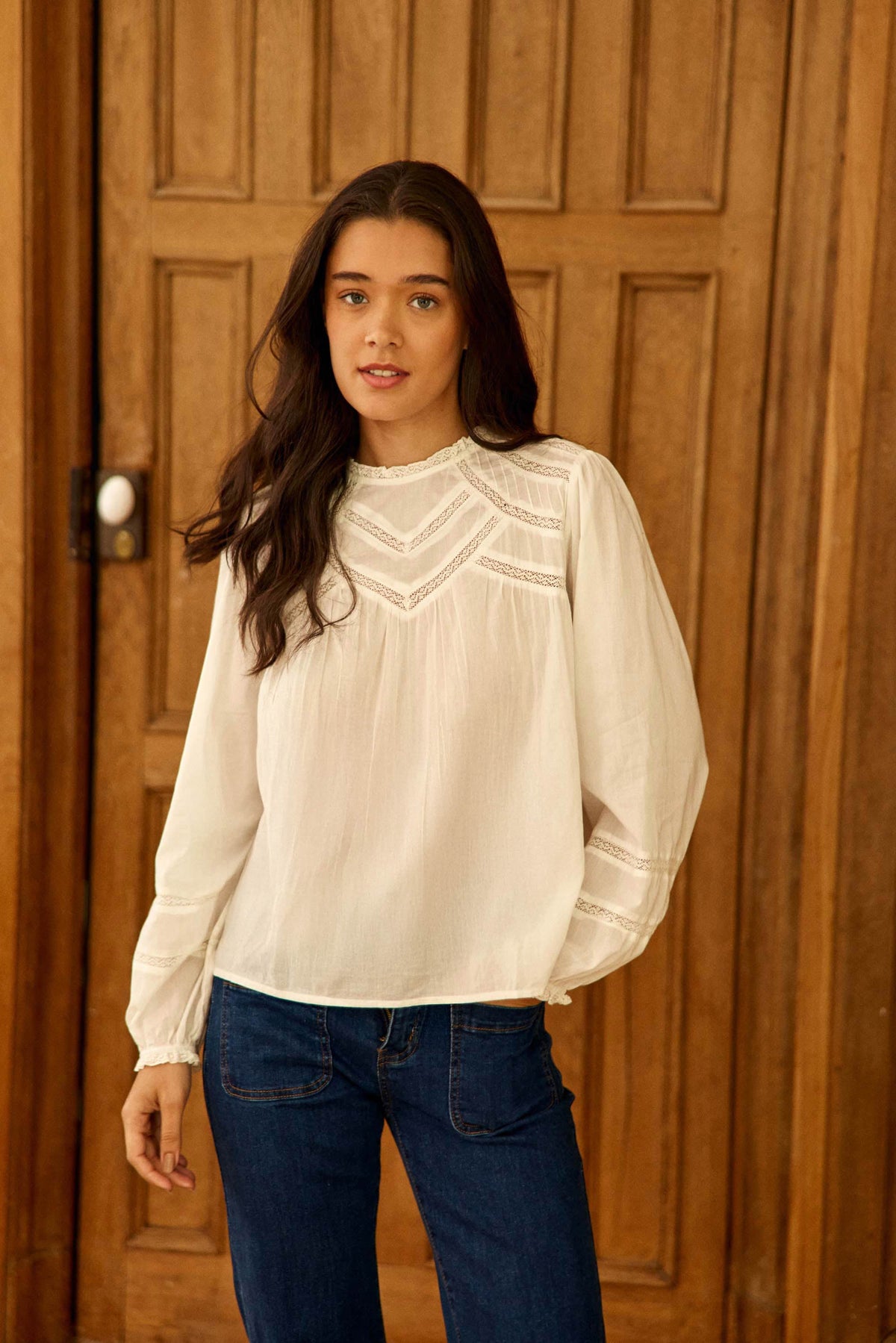 Blouse coton écrue - Bria