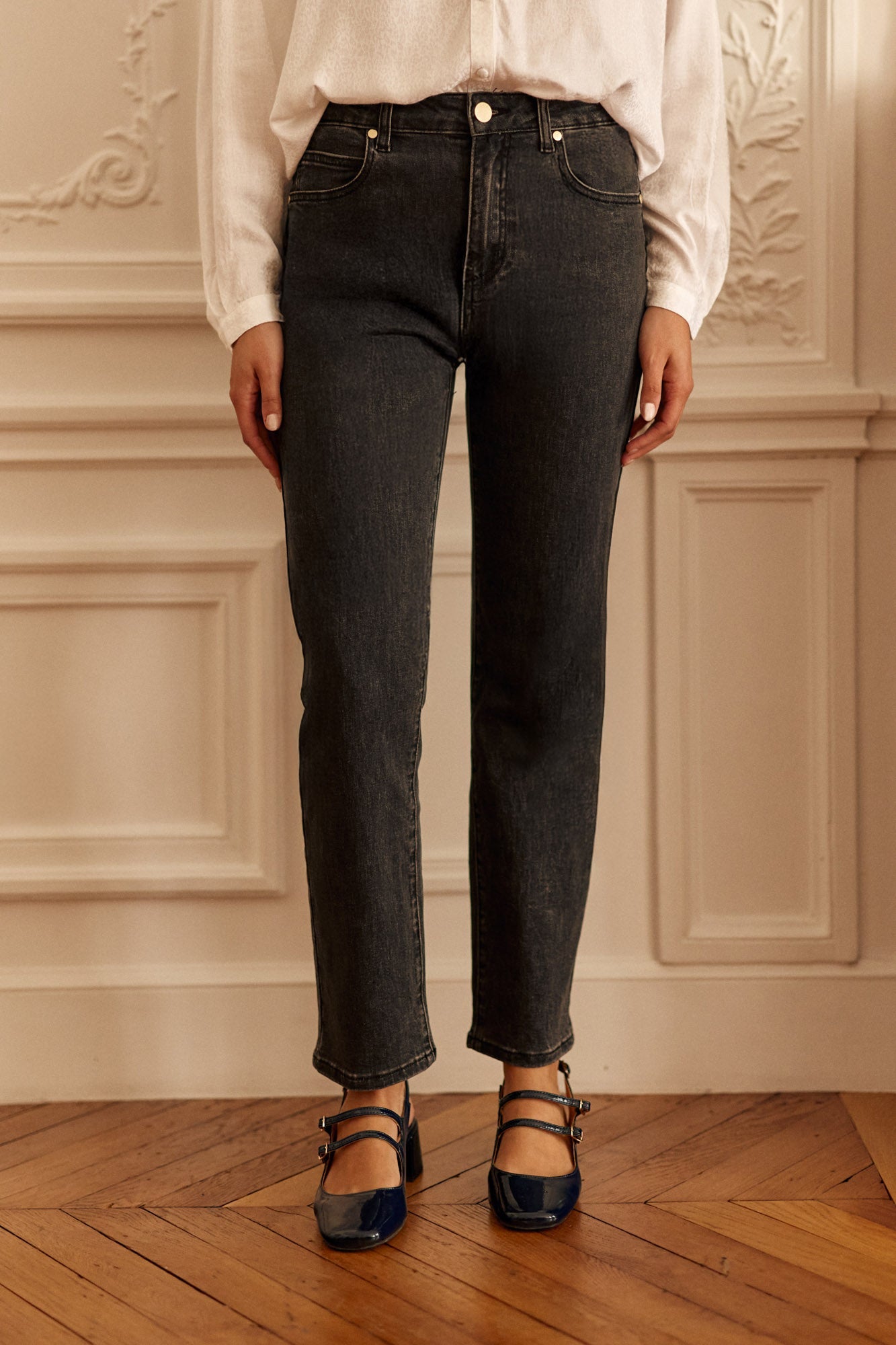 Jean droit gris - Brieg