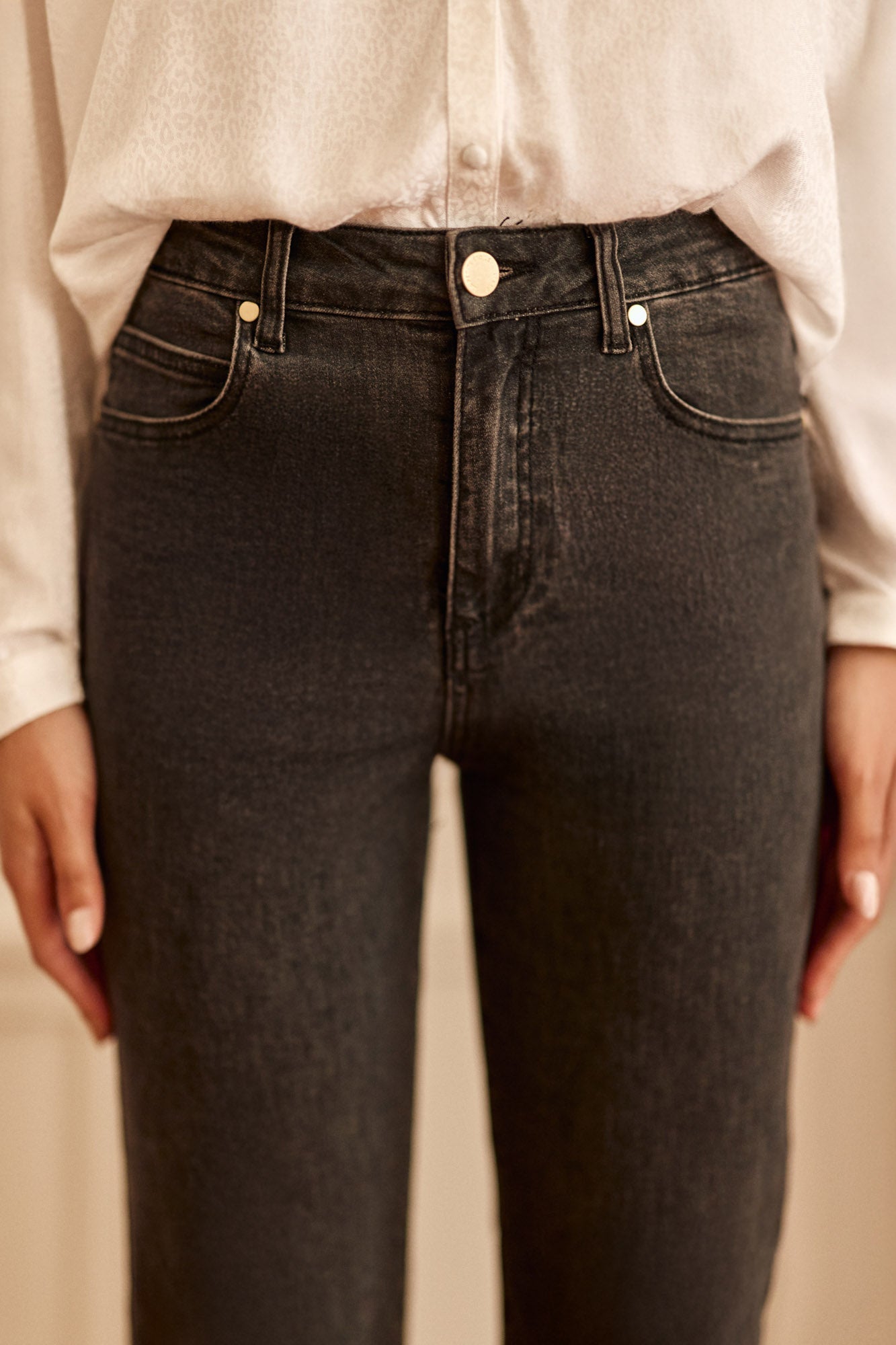 Jean droit gris - Brieg