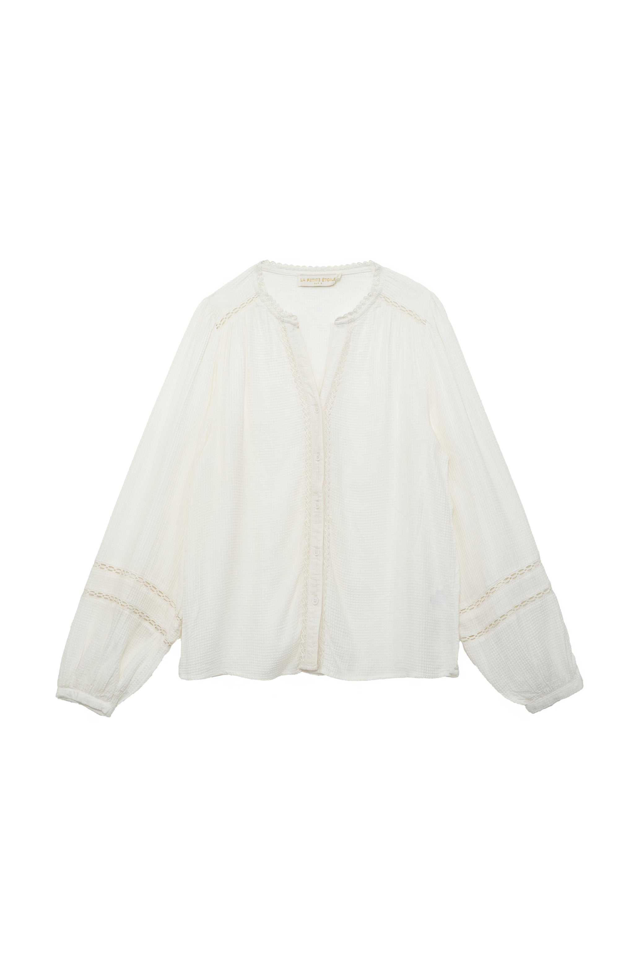 Blouse dentelle écrue - Brookie