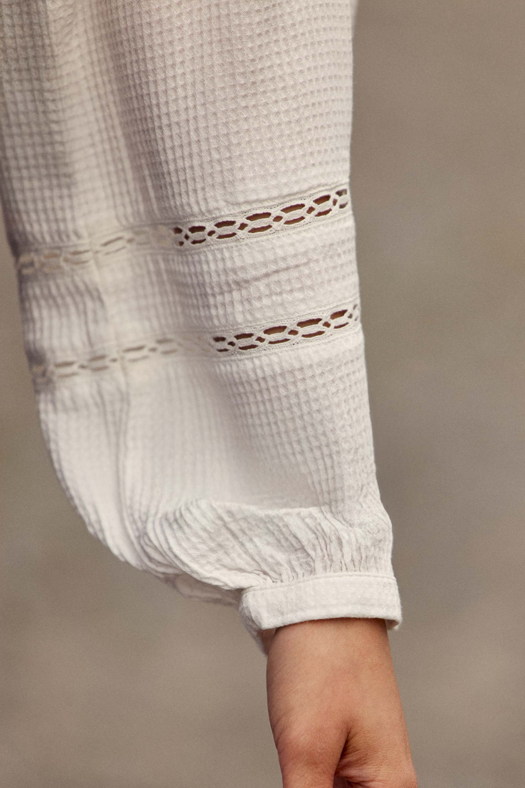 Blouse dentelle écrue - Brookie