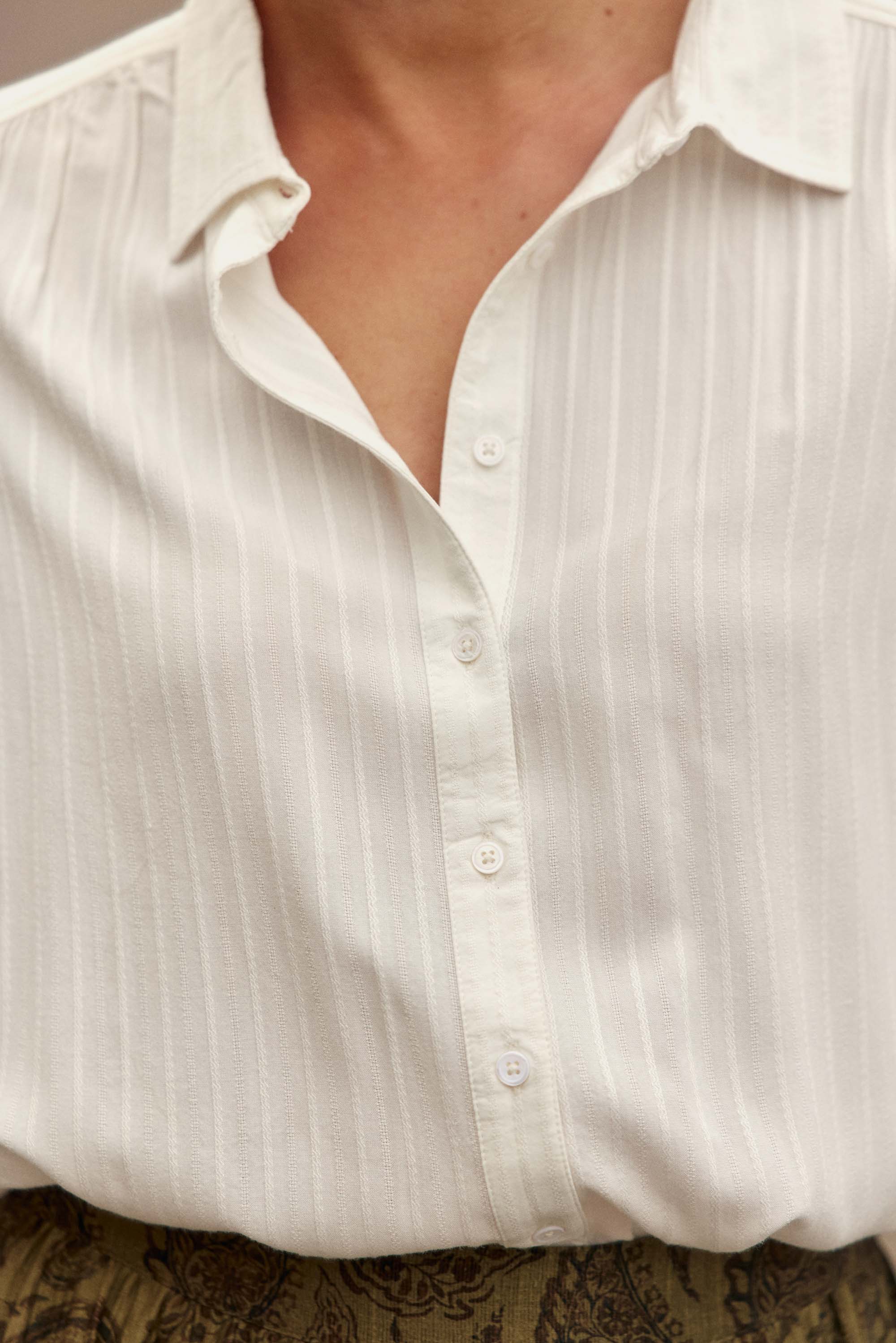 Chemise fluide écrue - Cathel