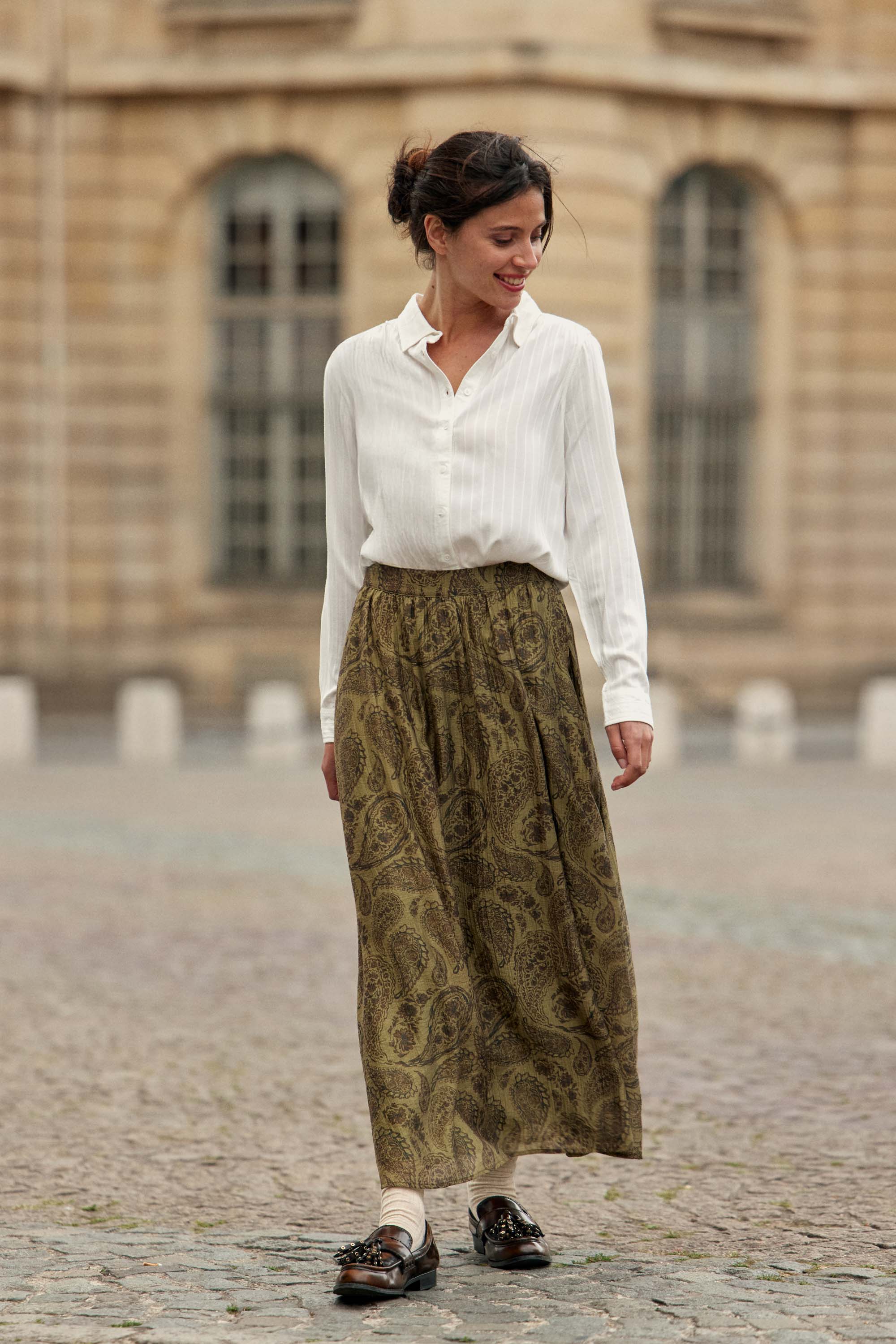 Chemise fluide écrue - Cathel