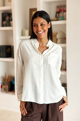 Chemisier fluide écru - Chanice