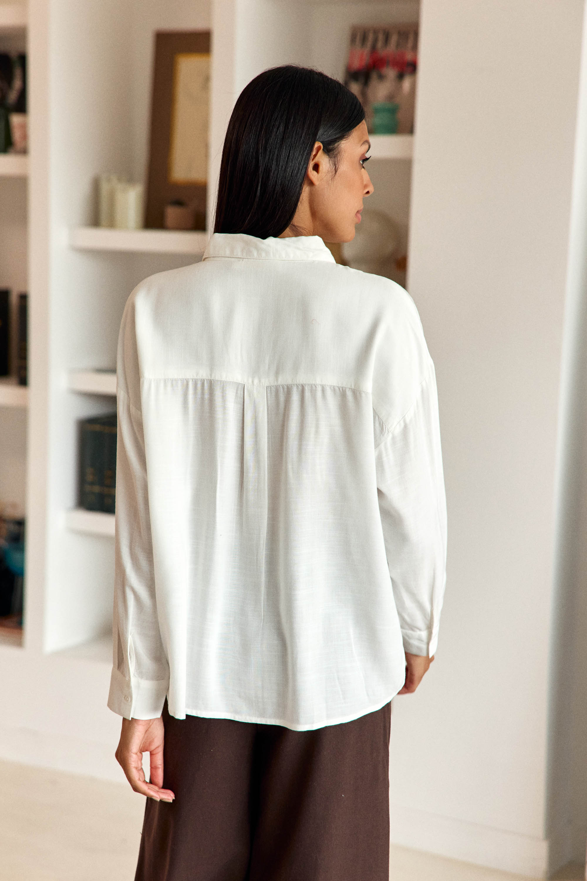 Chemisier fluide écru - Chanice